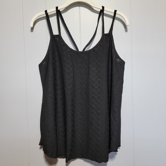 Elegant Black Lace Women's Tank Top Camisole Small 🌼 - Picture 1 of 3